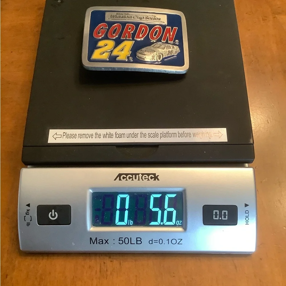 Vintage 1998 Gordon 24 NASCAR Winston Cup Series Belt Buckle